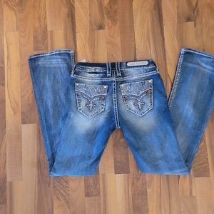 Nwt Women's Rock Revival Liri Mid rise Boot cut